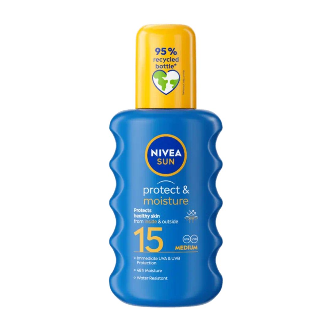 Nivea Sun Protect & Moisture Sunscreen Spray 200ml,5025970022918,