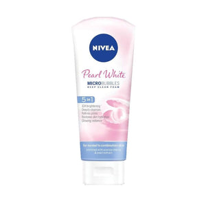 Nivea Pearl White Micro-Bubbles Deep Clean Clay Foam For Normal/Oily Skin 100g,8850029020969,