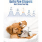 Oneisall Cordless Dog Clippers for Small Pets, Low Noise, Double Blade Grooming Trimmer for Paws, Eyes, Face, White