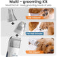 Oneisall Dog Grooming Vacuum Kit with 7 Tools 1.5L Dust Cup Clipper Nail Grinder Deshedding Brush