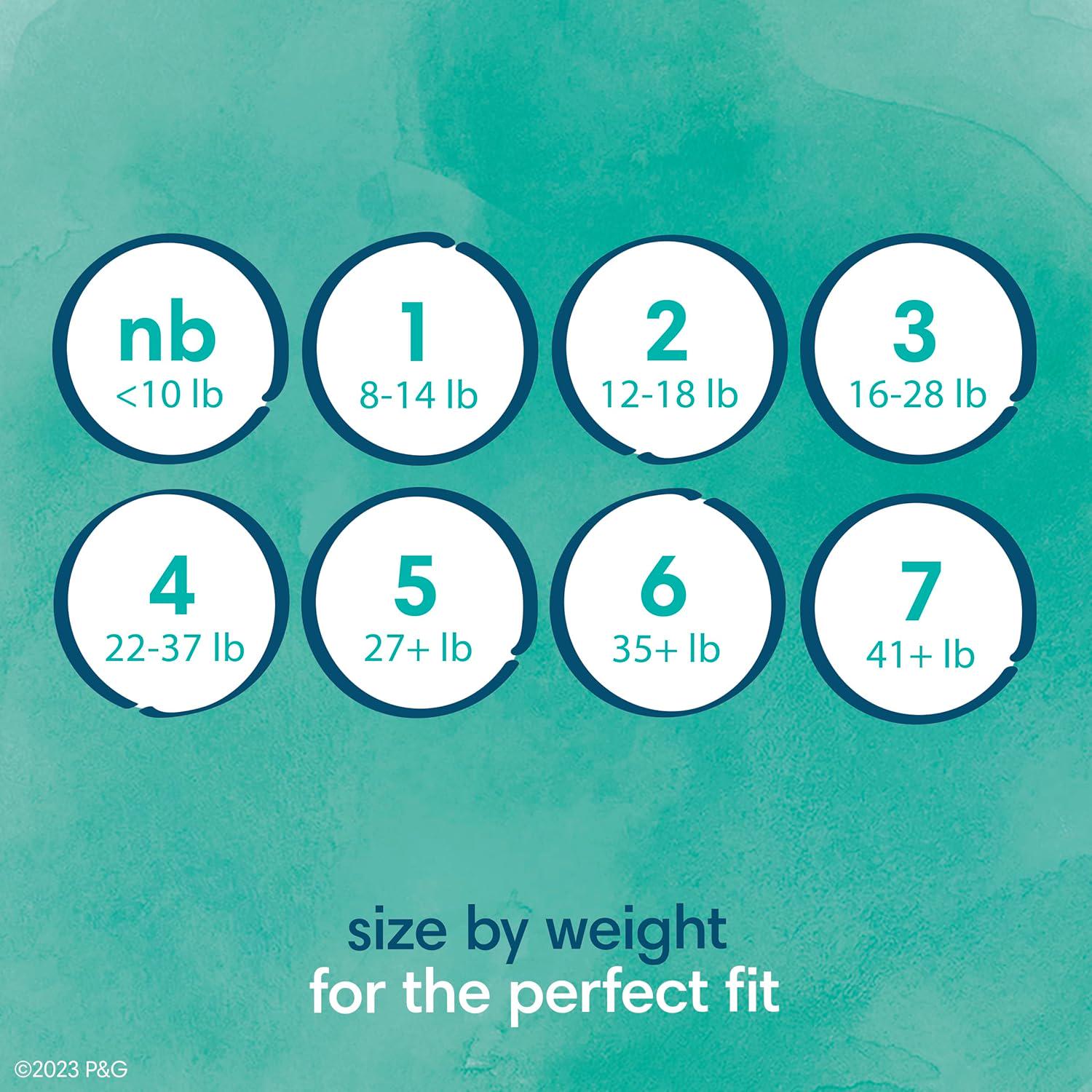 Pampers Pure Protection Diaper Size 4 22 Ct Old,