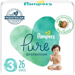 Pampers Pure Protection Diaper Size 3 26 Ct Old,