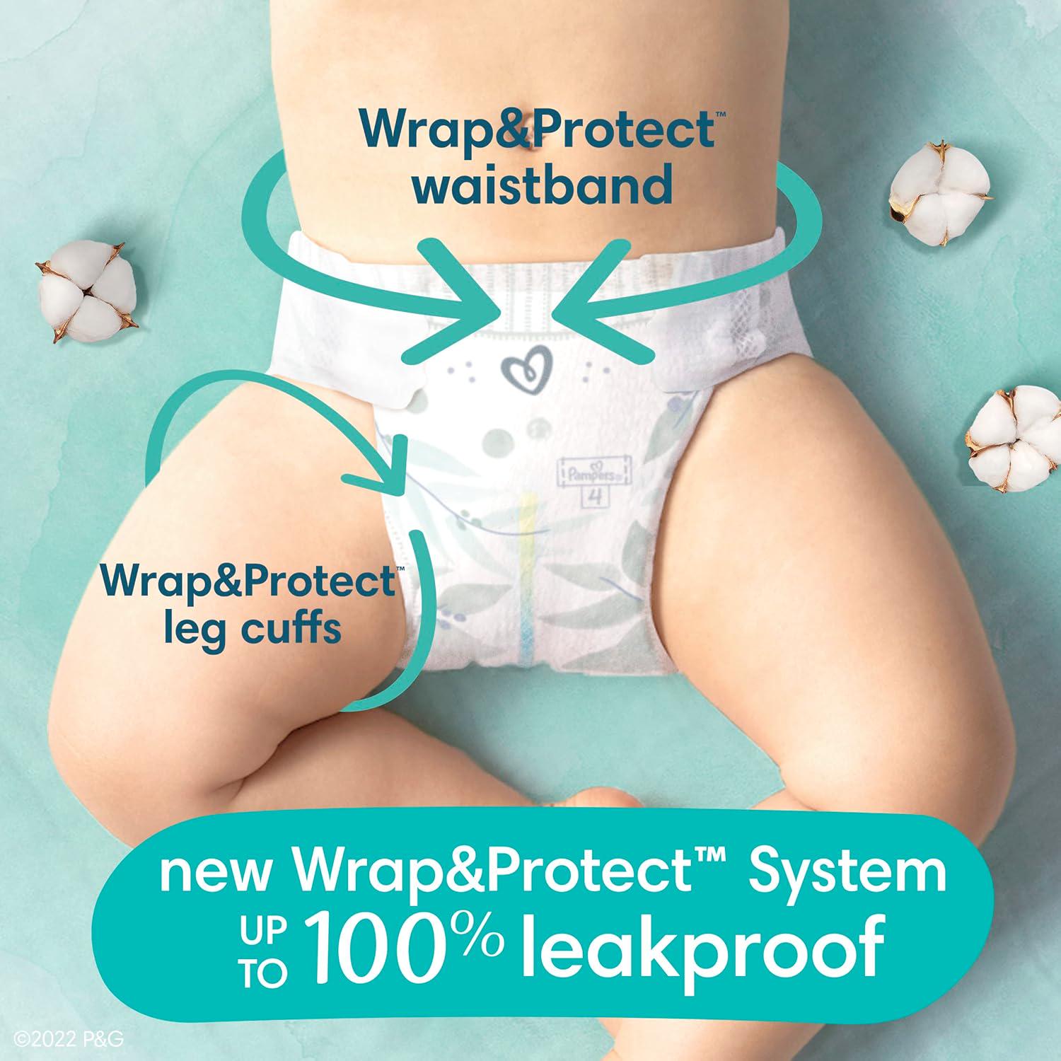 Pampers Pure Protection Diaper Size 1 32 Ct OLD,