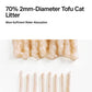Pidan Tofu Cat Litter 5.3 lb Natural Clumping Flushable Fast Drying Litter Water Soluble and Low Dust