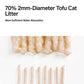 Pidan Tofu Cat Litter 5.3 lb 2 Bags Ultra Absorbent Fast Drying Clumping Flushable Natural Dust Free and Low Scattering