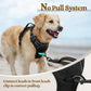Rabbitgoo No-Pull Dog Harness, Medium, Black, Adjustable Padded Pet Vest with Handle, Reflective Straps