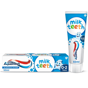 Aquafresh Milk Teeth Toothpaste For Kids 0-2 Years 50ml