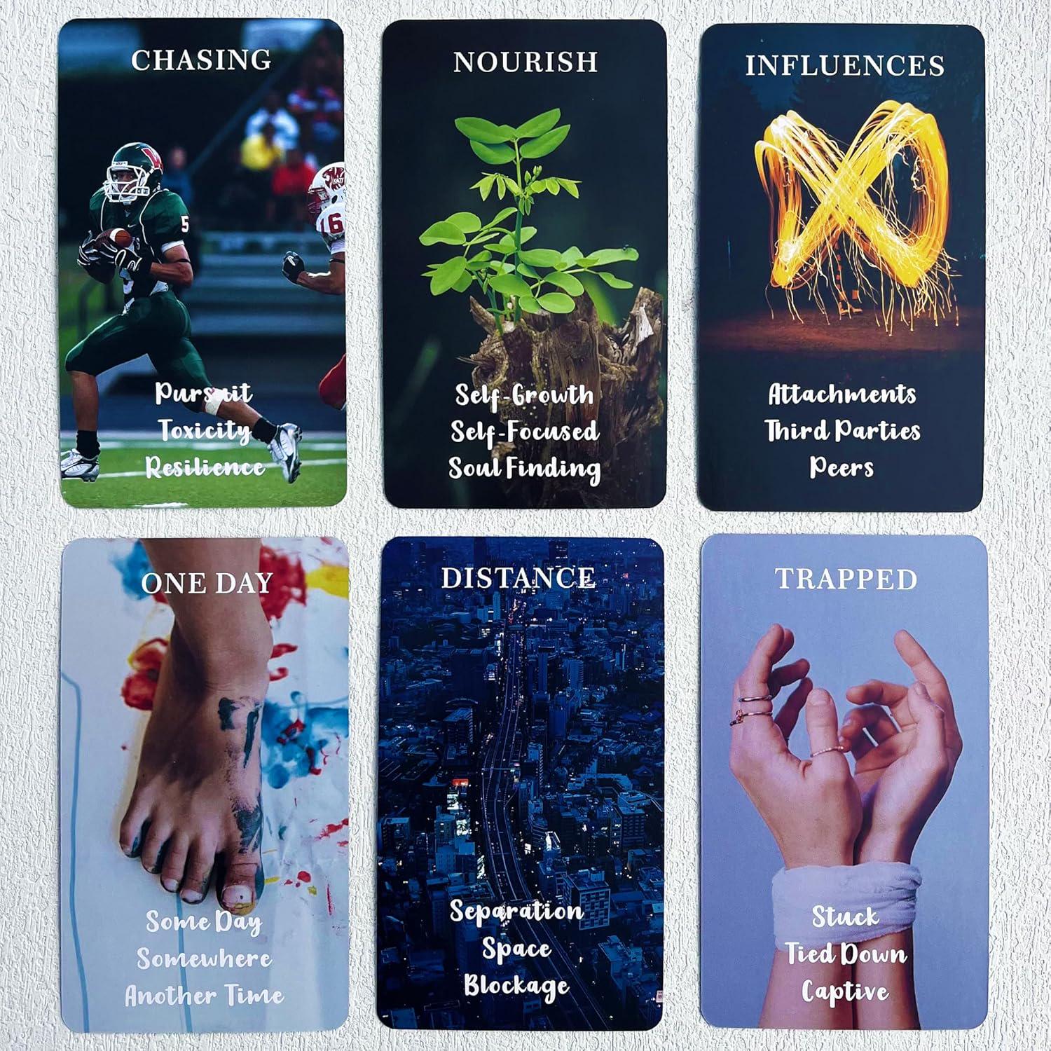 Soulme Twin Flame Love Oracle Cards, Hearts Hidden Secrets Oracle Deck, 78 Tarot Cards For Beginner, Help Uncover What Is Truly In Their Heart Space,