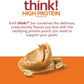 Think Protein Bars, High-Protein Creamy Peanut Butter Nutrition Bars, Gluten-Free, Kosher Friendly, 12 Bars (21 oz Each)