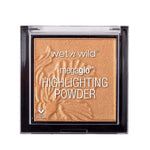 Wet N Wild MegaGlo Highlighting Powder, Highlighter Makeup, Shimmer Glow, Deep Gold Awesome Blossom,