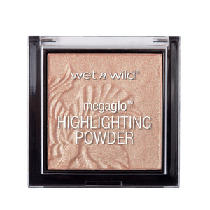 Wet N Wild MegaGlo Highlighting Powder, Highlighter Makeup, Shimmer Glow, Natural Pink Precious Petals,