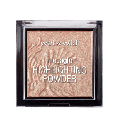 Wet N Wild MegaGlo Highlighting Powder, Highlighter Makeup, Shimmer Glow, Natural Pink Precious Petals,