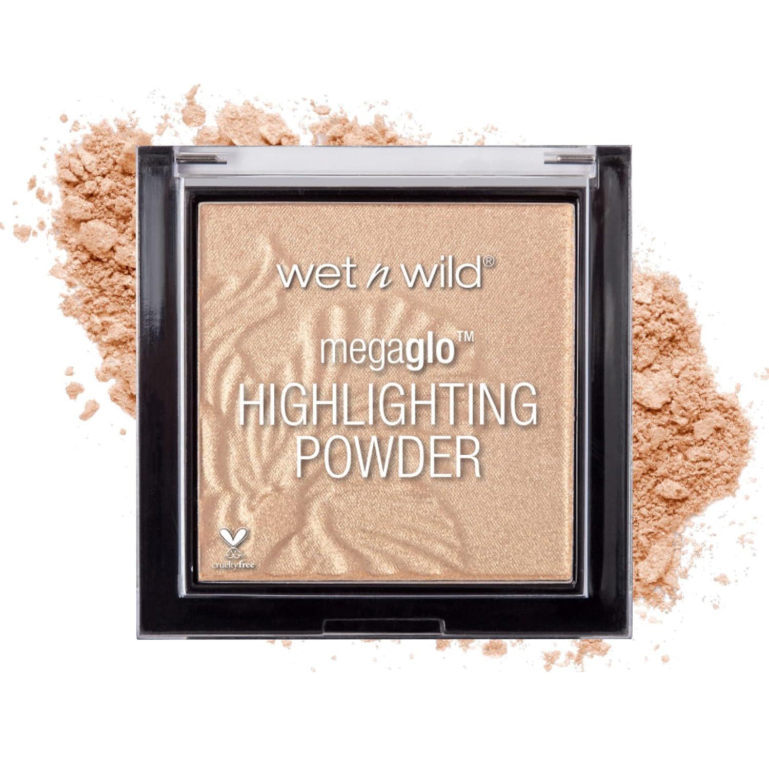 Wet N Wild MegaGlo Highlighting Powder Warm Gold Golden Flower Crown,