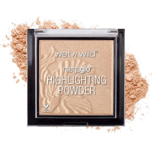 Wet N Wild MegaGlo Highlighting Powder Warm Gold Golden Flower Crown,