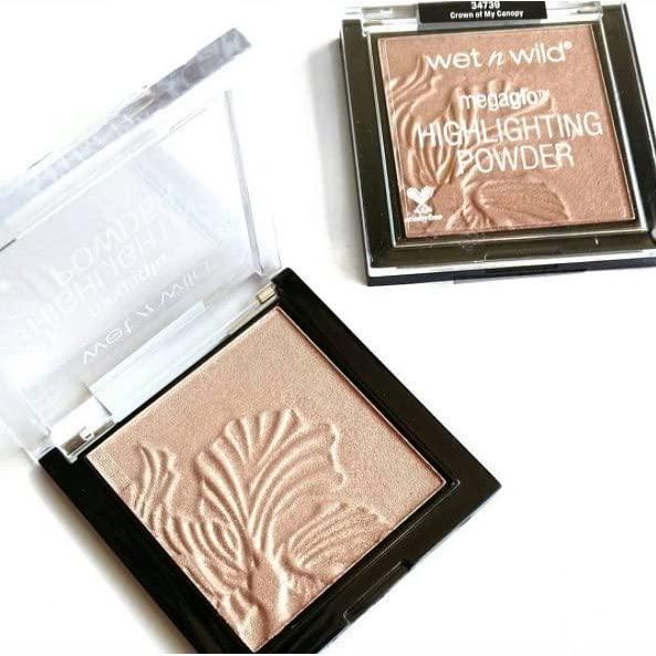 Wet N Wild MegaGlo Highlighting Powder Warm Gold Golden Flower Crown,