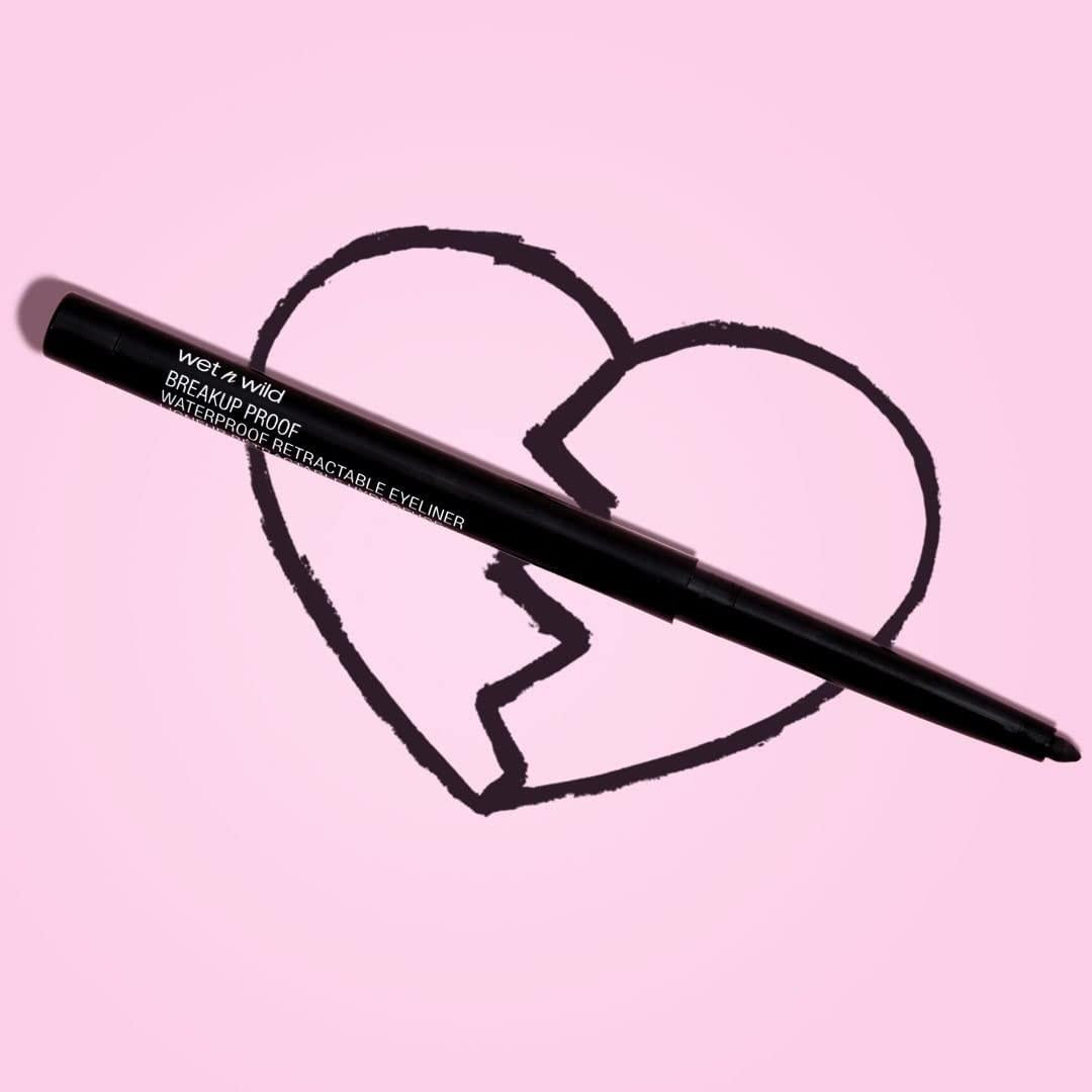wet n wild Wet N Wild Mega Last Breakup Proof Retractable Eyeliner - Waterproof 16-Hour Long-Lasting Wear, Cruelty-Free And Vegan - Dark Brown