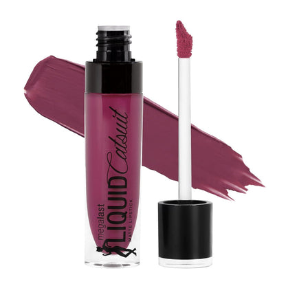 Wet N Wild Megalast Catsuit Matte Liquid Lipstick, Red Berry Recognize | Lip Color Makeup | Moisturizing | Creamy | Smudge Proof,