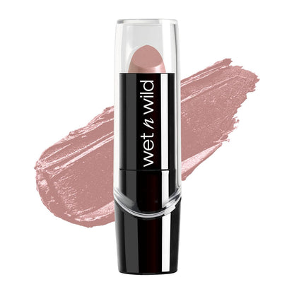 wet n wild Wet N Wild Silk Finish Lipstick, Hydrating Rich Buildable Lip Color, Formulated With Vitamins A,E, And Macadamia For Ultimate Hydration, Cruelty-Free And Vegan - A Short Affair