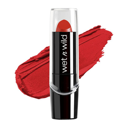 wet n wild Wet N Wild Silk Finish Lipstick, Hydrating Rich Buildable Lip Color, Formulated With Vitamins A,E, And Macadamia For Ultimate Hydration, Cruelty-Free And Vegan - Cherry Frost